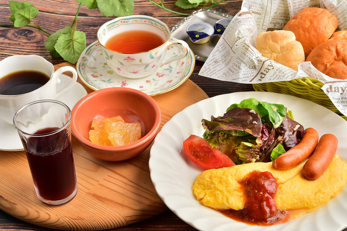 旬の食材を使用したご朝食